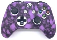 Чехол защитный Xbox One Silicone Case for Controller Черепа Purple [АКСЕССУАРЫ]