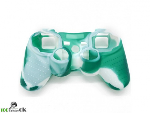 Чехол для геймпада PlayStation 3 Камуфляж (Зелёно-Белый)[PLAY STATION 3]